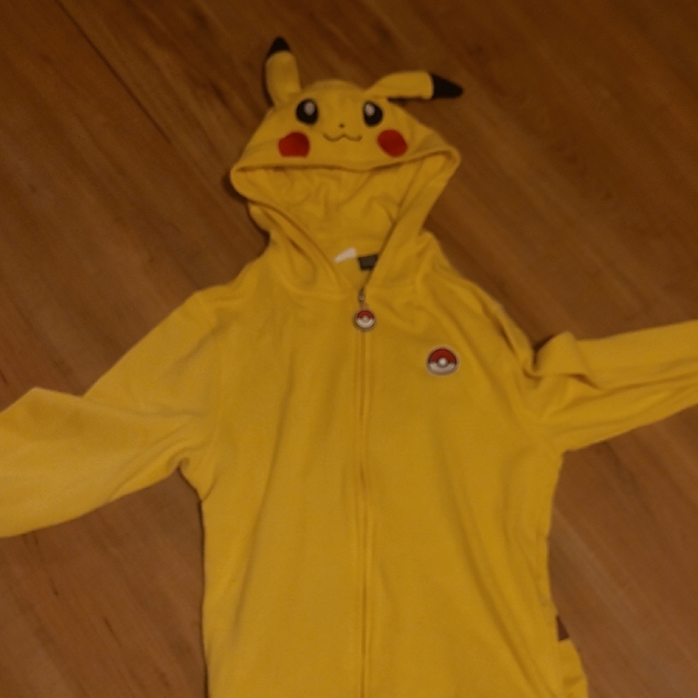 Yellow Pikachu Zup-up Jacket